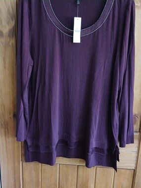 White House Black Market Jersey Top - XL